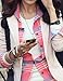 Legou Women's Slim OL Office Short Blazer Size L Beige