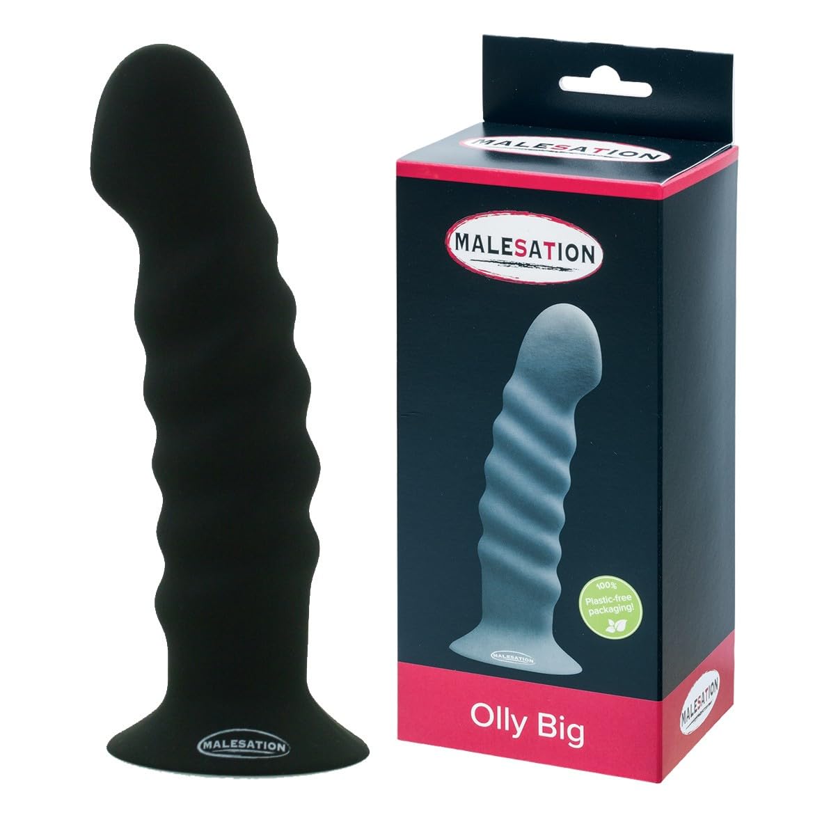 MALESATION Olly Dildo Black 19.7 cm — image 1