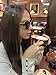 FEISEDY Cat Eye Women Sunglasses Metal Frame UV400 HD Lenses B2249
