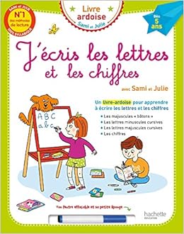 J Ecris Les Lettres Et Les Chiffres Avec Sami Et Julie Livre Ardoise Amazon Fr Collectif Livres