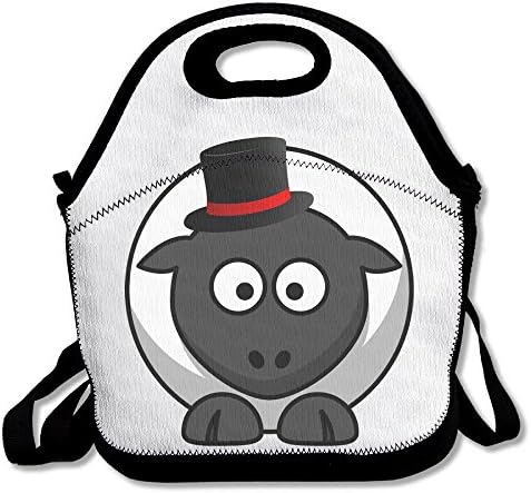 Oery Fat Sheep Bento Lunch Bag Portable Cooler Tote