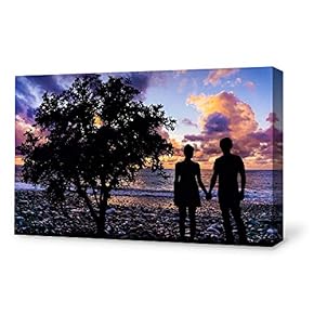 for Living Room Bedroom Home Artwork Paintings Charming Sunset