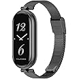 MIJOBS Strap for Xiaomi Mi Band 8 /Mi Band 9 Breathable Replacement Strap for Mi Fit Band 8/9 SmartWatch Straps Wristband Bracelet for Women Men
