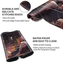 EDGFRTOIO Playmat with Zones for MTG Card Game