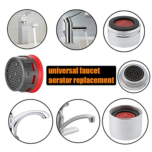 JQK Faucet Aerator, 2.2 GPM Flow Retrictor Insert Faucet Aerators