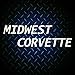 C6 Corvette Crossed flag Wall Emblem Large Metal Art 05-13 Full 32