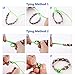 Tinksky 9pcs Handmade Colorful Braided Bracelets Thread Wrist Ankle Bracelets (Random Color)