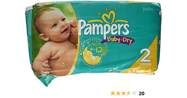pampers jumbo pack size 2