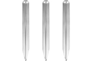 Luxshiny 3pcs Stainless Steel Lab Spatula Dual-end Paste Mixing Scoop Powder Transfer Tool for Laboratory