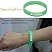 R • HORSE 2Pcs Infants and Baby Head Support Pram Stroller Safety Seat Fastening Belt Adjustable Head Support for Car Seat with Fluorescent Wristband