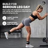 DMoose Fitness Ankle Straps for Cable Machines with Premium Padding view 2