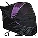 Pet Gear Special Edition Weather Cover for No Zip Pet Stroller, Black, Large