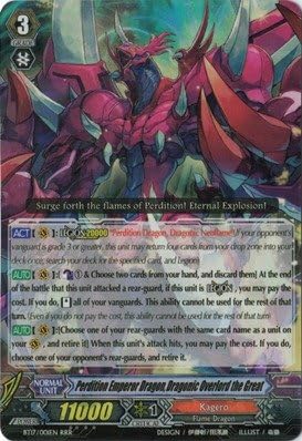 Amazon Com Cardfight Vanguard Tcg Perdition Emperor Dragon