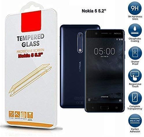 Tempered Glass Mobile Phone Screen Protector 9H Hardness Anti Scratch Crystal Clear Compatible With Nokia 5