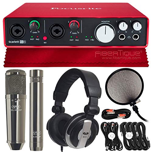 Focusrite Scarlett 6i6 USB Audio Interface (2nd Gen) Bundled With CAD