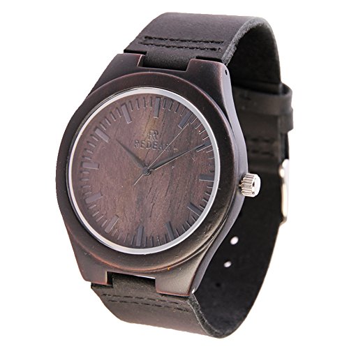 mens wooden watch engraved