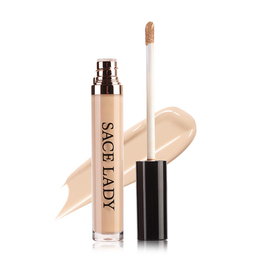 SACE LADY Liquid Concealer Wand Stick, Natural Coverage, Multi-Use Mineral Smooth Concealer Makeup for Eye Dark Circles (03.Natural)