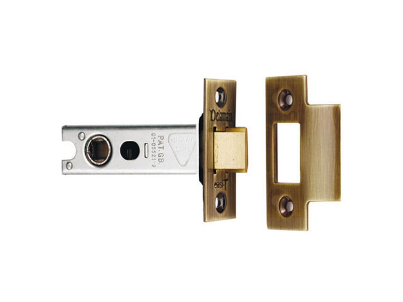 Carlisle Brass DL5030FB Heavy Duty Tubular MORTICE Latch, Gold