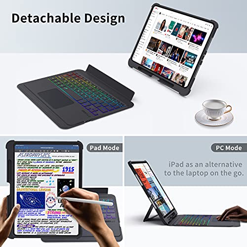 iPad Pro 11 Inch 2021 Case with Keyboard, Smart Magic Keyboard for iPad