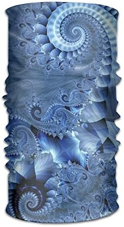 Multi-Purpose Octopus Tentacle Blue Tie Dye Cotton Bandanas Headband For Dust, Raves, Riding, Outdoors Etc