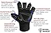 Steel Sweat Weightlifting Gloves - 18 inch Wrist Wrap Support for Workout, Gym and Fitness Training - Best for Men and Women Who Love Weight Lifting - Leather ZED Medium