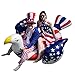 Colonel Pickles Novelties Giant Inflatable American Bald Eagle – Premium Patriotic Pool Floats Rafts & Swimming Pool Toys