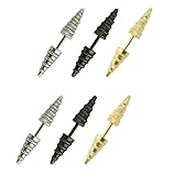 Adisaer Stainless Steel Earrings Set 3Pairs/6PCS