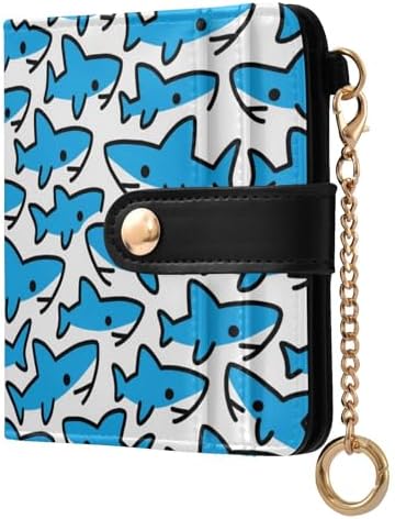 Amazon.com: JHKKU Shark Wallet for Women Credit Card Holder