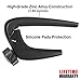 WINGO Guitar Capo Pro-Perfect Tension Capotraste -Black