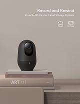 nooie 2K Baby Monitor Pet Camera 360 Pan Tilt Wi-Fi App Night Vision Alexa view 6