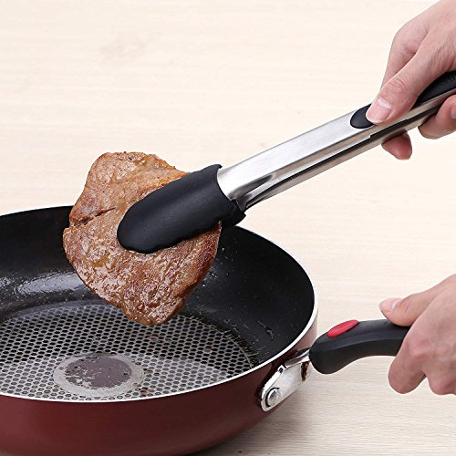 Kitchen Utensil Accessories Set, Beyetori Stainless Steel Cooking Tongs, Fish Turner, Kitchen Shears for BBQ Grill Cook Fry Home Poultry