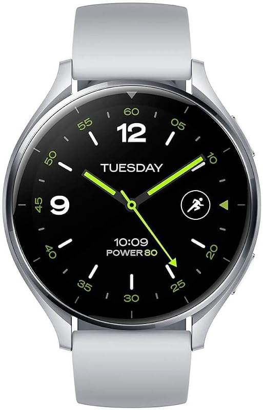 Watch 2 - Llamadas Bluetooth, Snapdragon W5+ Gen1, Wear OS x MIUI, Pantalla AMOLED de 1,43”, Monitor de frecuencia cardíaca y sueño, Negro (Versión ES)