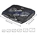 AICHESON Laptop Cooling Pad Blue LED Lights 1.68LB for 10-15.6 PC