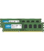 Crucial 16GB kit (8GBx2), 204-pin SODIMM, DDR3 PC3-12800, at