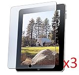eTECH Collection 3 Pack of Clear Screen Protector for Apple iPad 1st Generation - From USA!!