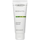 -CHRISTINA- Biophyto Zaatar Cream - 75ml - Vitamin E and Retinol Cream with Thyme & Marjoram Oil for Skin Repair - Balancing Cream for Combination, Dry, Normal, Oily and Sensitive Skin