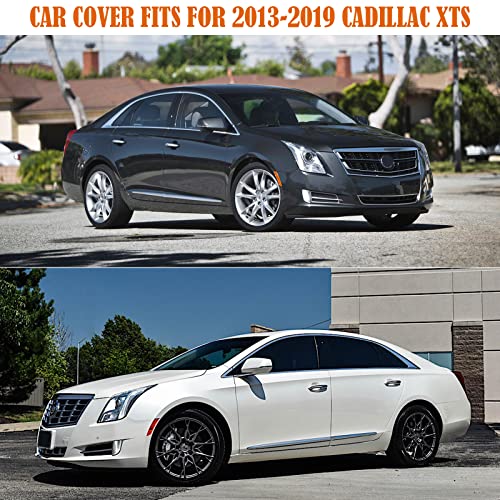 All-Weather Waterproof Car Cover For 2013-2019 Cadillac XTS XTS-L Gray Advance Parts