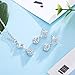 Incaton Mothers Day Jewelry Sets Gift CZ Necklace Set-Water Drop Necklace Earrings Set Jewelry Gifts for Women