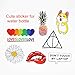 Cute Water Bottle Stickers Waterproof for Teens Girls 45PCS,Trendy Stickers Decals for Hydro Flask,Laptop,Computer,Mackbook,Notebook