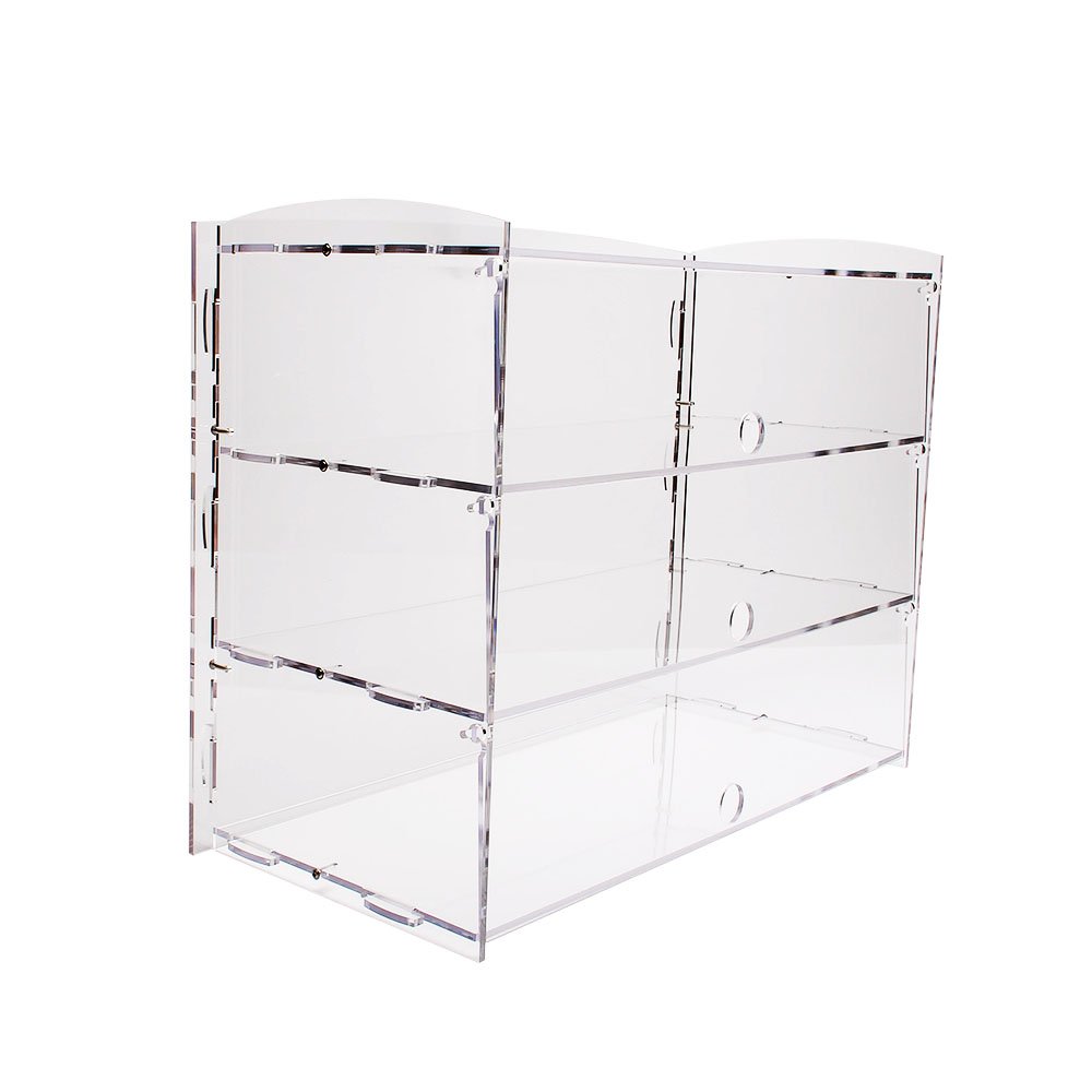 Display4top Acrylic Display Pastry Cabinet Cakes Donuts Cupcakes Pastries (3 Tier)