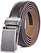 Marino Avenue Men’s Genuine Leather Ratchet Dress Belt with Linxx Buckle - Gift Box (Pattern Design - Brown, Adjustable from 28