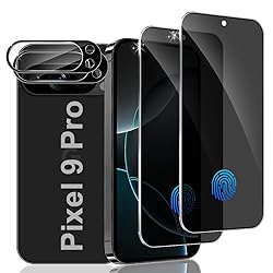(2+2 Packs) For Google Pixel 9 Pro Privacy Screen