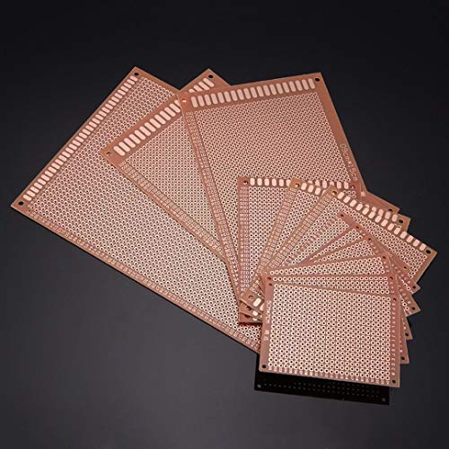 LTKJ Universal 12pcs/lot Electric Printed Circuit Prototype PCB Board Breadboard Stripboard DIY Copper Plate Kit Test Single Sided