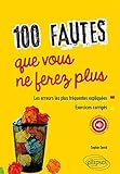 100 fautes que vous ne ferez plus by