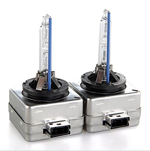 BEAMTECH D3S HID Bulbs, Xenon Headlight Replacement Bulb D3S D3R D3C 35W 5000K (Pack of 2)