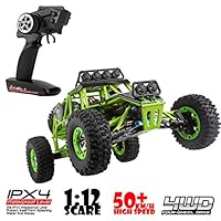 YunZyun RC Car 1：12 Large Scale,RC Cars 1/12 High Speed All Terrain Off-Road Crawler Climbing Bugg, Electric Rapidly Off Road car for, Remote Control car for Kids Boys Adults (Green)