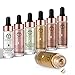 Doinshop Highlighter Liquid Make Up 6 Colors Concealer Shimmer Face Glow Cream (E)