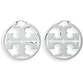 Tory Burch Women's Large Icon Hoop Earrings
