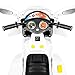 Best Choice Products Kids 6V Electric Ride On 3-Wheel Police Motorcycle, White