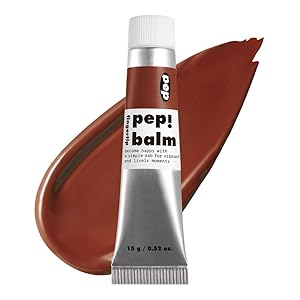 I’M MEME Pep! Balm | Multi-use Lip and Cheek Tint with Shea Butter | Liquid Blush and Lip Stain Balm in One | 005 Brink | K-Beauty Make Up